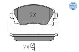 KLOCKI HAM./PRZ/ OPEL CORSA C 00- MEYLE M 025 232 2517