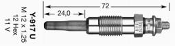 ŚWIECA ŻAROWA NGK 3219 BMW 2,4TD 87-91  2,5TD/TDS 9/91- NGK Y-917U
