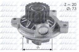 POMPA WODY VW 2,5TDI 96- /T4/ DOLZ A-280