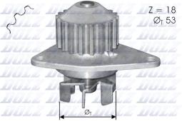 POMPA WODY CITROEN 1,1-1,4 02- DOLZ C-114