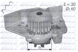 POMPA WODY CITROEN 1,6-1,9 87-          /BX,XANTIA,405/ DOLZ N-405