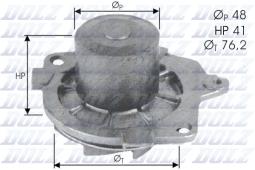 POMPA WODY FIAT 1,9JTD 99- /DOBLO,STILO/ DOLZ S-314