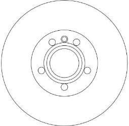 TARCZA HAM./PRZ/ VW T4 @300X26 TRW DF4323