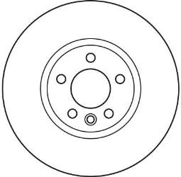 TARCZA HAM./PRZ/ VW PASSAT CC 2,0TDI 10- @340X32,6 TRW DF6124S