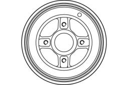 BĘBEN HAM.RENAULT CLIO II 99- 203X50,5 TRW DB4214