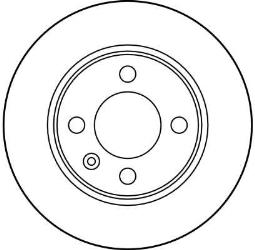 TARCZA HAM./PRZ/ SKODA FELICIA @236X12,7 TRW DF1662
