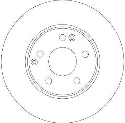 TARCZA HAM./PRZ/ DB 202 2,3-2,5 @288X25 TRW DF4180
