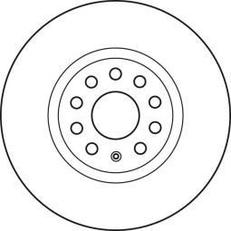 TARCZA HAM./PRZ/ AUDI A3 2,0TFSI 04- @312X25 TRW DF4464S