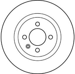 TARCZA HAM./PRZ/ VW CORRADO 88-93 @280X22 TRW DF2631