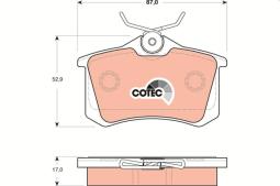 KLOCKI HAM./TYŁ/ CITROEN C8,FIAT ULYSSE TRW GDB1504