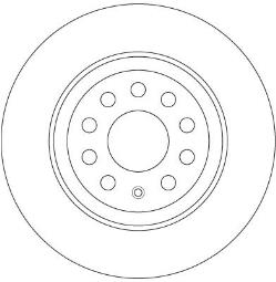 TARCZA HAM./TYŁ/                        AUDI TT 2014- TRW DF6504