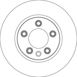 TARCZA HAM./PRZ/ VW TOUAREG 2,5-3,6 V6  04- @329,8X31,9 /L/ TRW DF4762S
