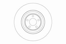 TARCZA HAM./PRZ/ AUDI A8 99- @360X34 TRW DF4268S