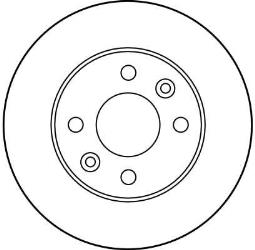 TARCZA HAM./PRZ/ RENAULT R9,11 1,1-1,4  @238X12 TRW DF1013