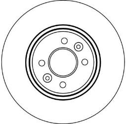 TARCZA HAM./PRZ/ RENAULT MEGANE 280X24 TRW DF4110