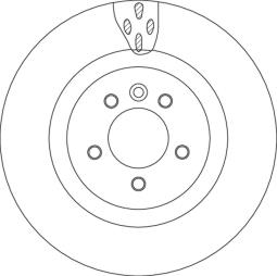 TARCZA HAM./PRZ/ RANGE ROVER SPORT 2,7D 06- @360X30 TRW DF4792S