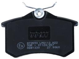 KLOCKI HAM./TYŁ/ VW PASSAT 97-,AUDI A4 97- /+BLASZKI/ TRW GDB1330