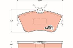 KLOCKI HAM./PRZ/ VW T4 15''/NIE WENT" TRW GDB1092