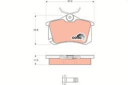 KLOCKI HAM./TYŁ/ SKODA FABIA 01- TRW GDB1578