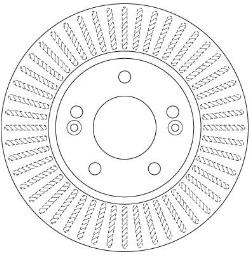 TARCZA HAM./PRZ/                        KIA CERATO 2013- TRW DF6270