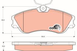 KLOCKI HAM./PRZ/ CITROEN XSARA PICASSO  -99 TRW GDB1295