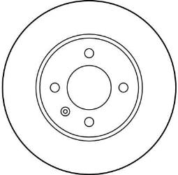 TARCZA HAM./PRZ/ VW PASSAT 88- 1,6-1,9D @256X13 TRW DF1532