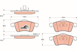KLOCKI HAM./PRZ/ VW T4 15' 97- /ATE/ TRW GDB1282