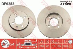 TARCZA HAM./PRZ/                        SEAT Mii 11- TRW DF6252