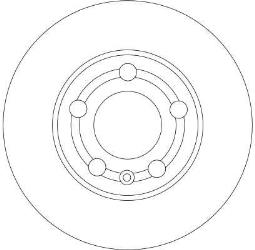 TARCZA HAM./PRZ/ SKODA FABIA 1,0-1,2 99-@239X18 TRW DF4253