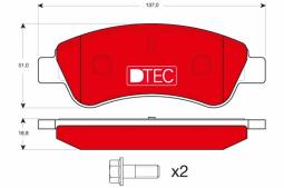 KLOCKI HAM./PRZ/                        CITROEN BERLINGO 1996- TRW GDB1463DTE