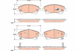 KLOCKI HAM./PRZ/ TOYOTA AURIS 07- TRW GDB3479