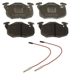 KLOCKI HAM./PRZ/ PEUGEOT 205 /BDX/      /ASYMETRYCZNE/ TRW GDB327