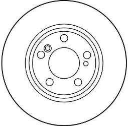 TARCZA HAM./TYŁ/ DB 202 @278X9 TRW DF2757