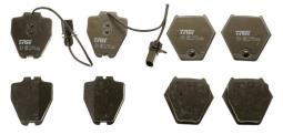 KLOCKI HAM./PRZ/ AUDI A6 ALLROAD 00-    /4 KLOCKI NA ZACISK/ TRW GDB1381