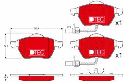 KLOCKI HAM./PRZ/                        AUDI A4 1995-09 TRW GDB1307DTE