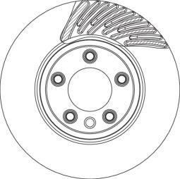 TARCZA HAM./PRZ/ AUDI Q7 06- @350X34    LEWA TRW DF4764S