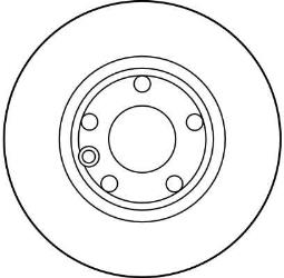 TARCZA HAM./PRZ/ VW T4 1,9D-2,0 15      @282X18 TRW DF2665