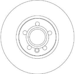 TARCZA HAM./PRZ/ FORD GALAXY 06- @313X25 TRW DF4310S