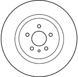 TARCZA HAM./PRZ/ ALFA ROMEO 147 00- @305X28 TRW DF4060