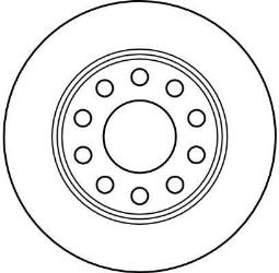TARCZA HAM./TYŁ/ AUDI A4 01-05 @256X12 TRW DF4211