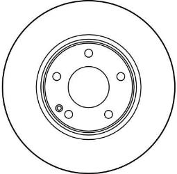 TARCZA HAM./PRZ/ DB 202 @284X22 TRW DF2656