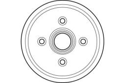 BĘBEN HAM.FORD FIESTA 01- /180X76/ /-ABS/ TRW DB4306