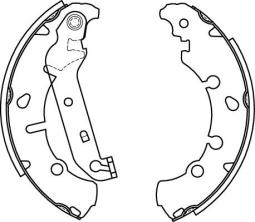 SZCZĘKI HAM.FORD FIESTA 01- /203X38/ TRW GS8454