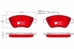 KLOCKI HAM./PRZ/                        ALFA ROMEO MITO 08- TRW GDB1654DTE