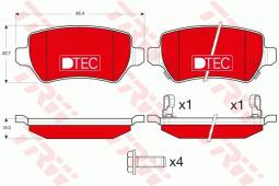 KLOCKI HAM./TYŁ/ OPEL ASTRA 02- TRW GDB1515DTE