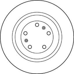 TARCZA HAM./TYŁ/ AUDI A8 3,0-4,2 06-    @335X22 TRW DF4902S