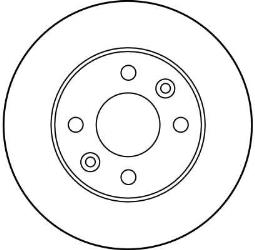 TARCZA HAM./PRZ/ RENAULT 19,21 1,7-1,9D @238X20 TRW DF1016