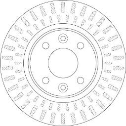 TARCZA HAM./PRZ/ RENAULT CLIO IV 12- TRW DF6534