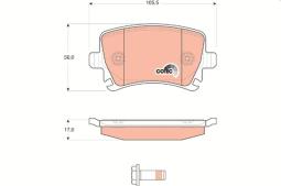 KLOCKI HAM./TYŁ/ VW PASSAT 05- TRW GDB1622