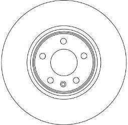 TARCZA HAM./PRZ/ AUDI A6 04- @321X30 TRW DF4358S